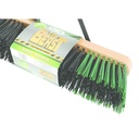 Globe 24" Wood Block Commercial Beast Push Broom, Rough Head, Industrial Grade, 2 Pack (4066)