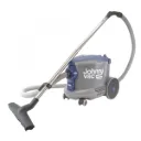 Johnny Vac Commercial Canister Vacuum - Heavy Duty - On-Board Tools - Paper Bag - Grey & Blue - Ghibli AS6 D12