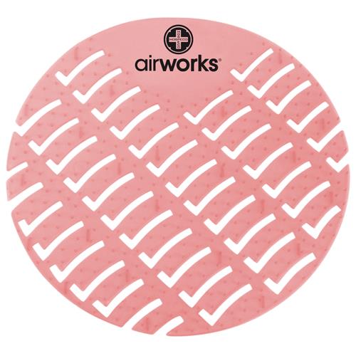 AirWorks® EVA Urinal Screens, Strawberry,10/PK