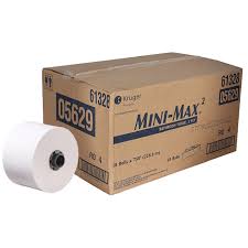 KRUGE 05629 Mini Max Toilet Tissue 2ply 750ft(18/Case)