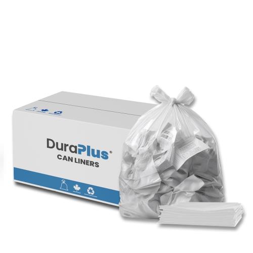 DuraPlus Can-Liner,Strong, Transparent, 35"x50", LLDPE, 125/Case
