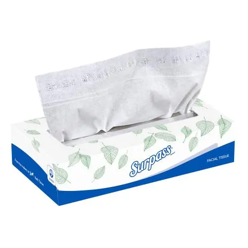 Surpass® Facial Tissue, 2 ply, 125/Box, 60Box/Case