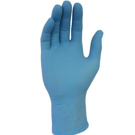 Blue Nitrile Gloves Medium Powder-Free 100/Box
