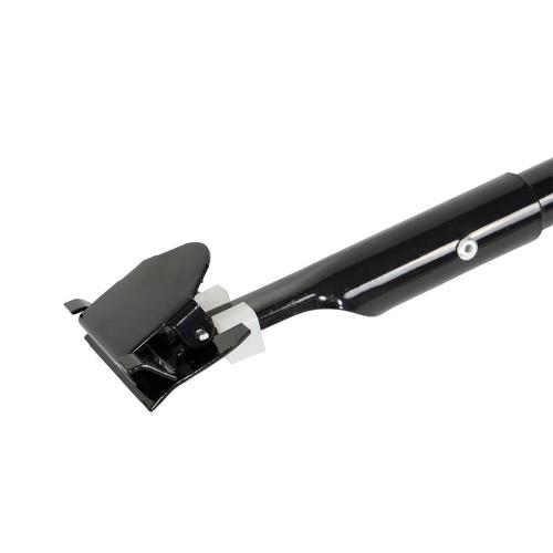 3108 METAL HANDLE F/DUST MOP W/SNAP ON CLIP 60" BLACK