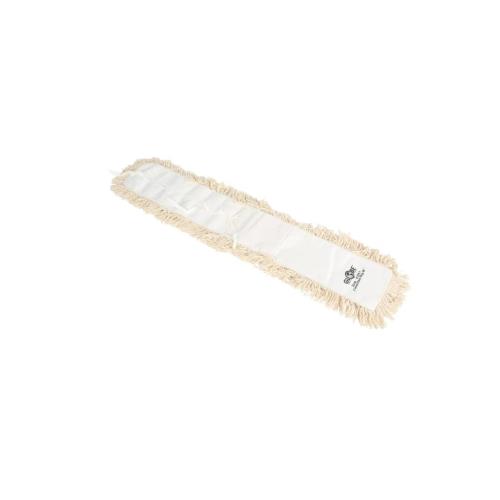 Globe™ Dust Mop Cotton Tie-On, 24" X 5", White