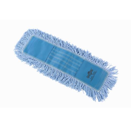 3100 PRO-STAT DUST MOP HEAD 18X5" BLUE TIE-ON