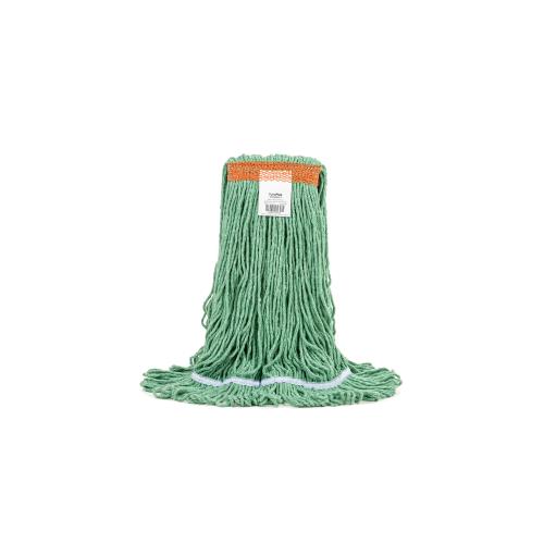 DuraPlus® Wet Mop Loop End, Narrow Band, 20Oz., Green