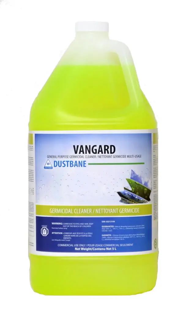 Dustbane Vangard General Purpose Germicidal Cleaner, 5L,Concentrated Disinfectant