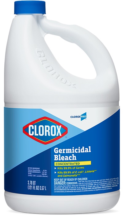 Clorox® Germicidal Bleach, 3.58L, 8.25% Concentrated