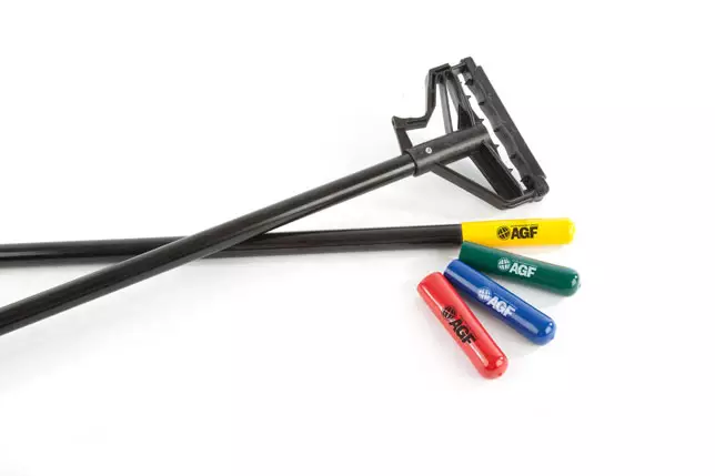 AGF 60" Fibreglass EZ-Change Wet Mop Handle - Red	