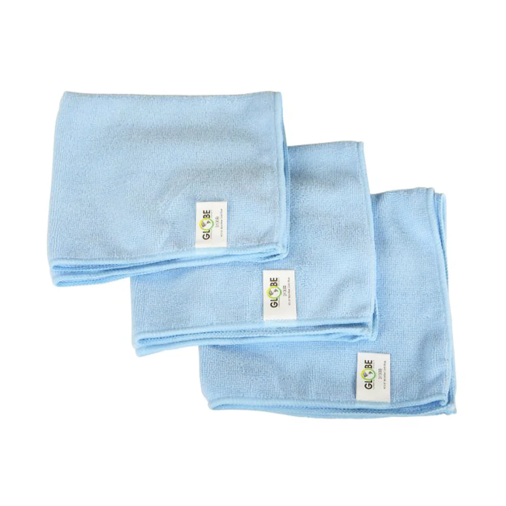 MICROFIBER CLOTH 16X16 240GSM BLUE 10/PK