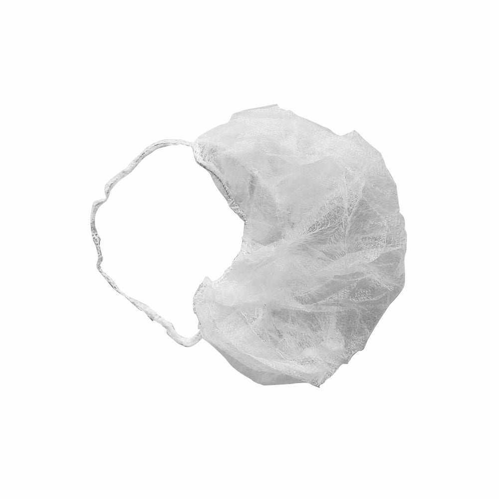 [GLO7736] Globe Beard Net - Poly White -1000/Pack