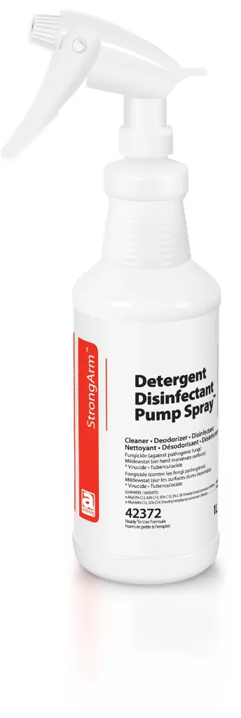 [42372] StrongArm Detergent Disinfectant Pump Spray RTU 1L