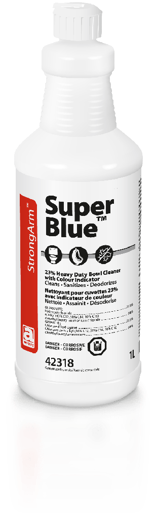 [42318] StrongArm Super Blue 23% Heavy Duty Bowl Cleaner  1L