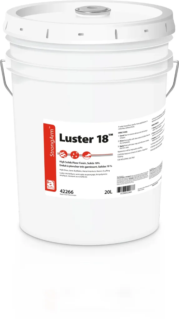 StrongArm Luster 18 Premium Floor Finish 20L