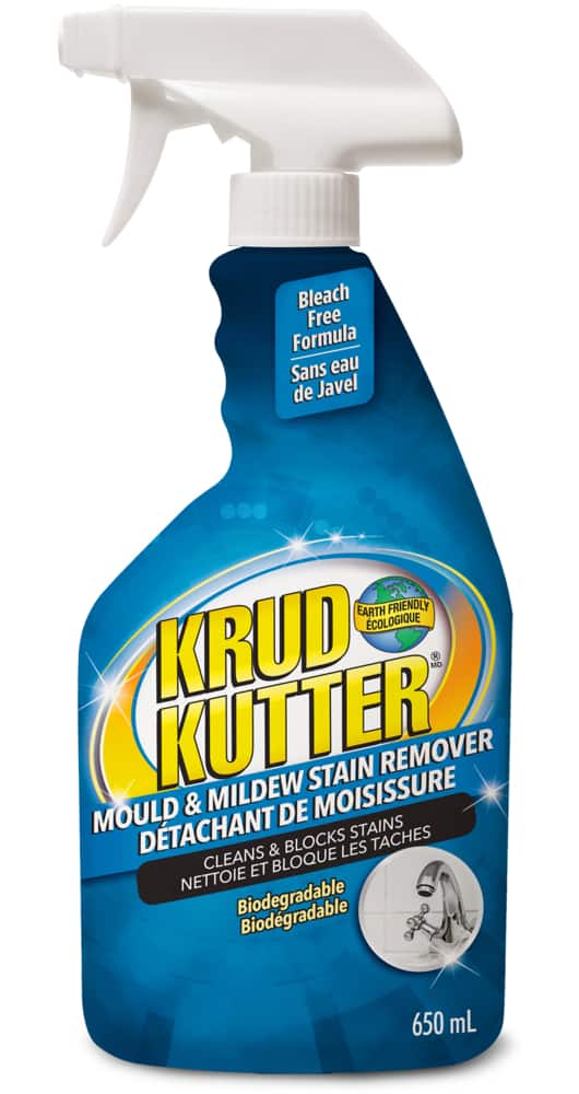 Krud Kutter Mold & Mildew Stain Remover Spray, Bleach Free and Biodegradeable, 650-mL