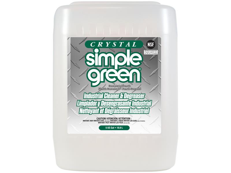 Crystal Simple Green Industrial Cleaner and Degreaser (5 Gallons / 18.9 Litres)