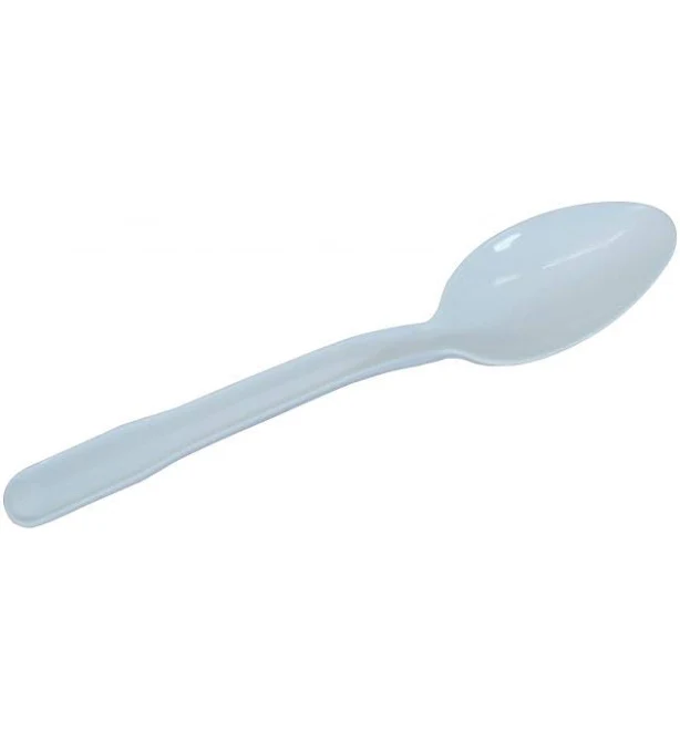 White Plastic Teaspoon 1000/Case