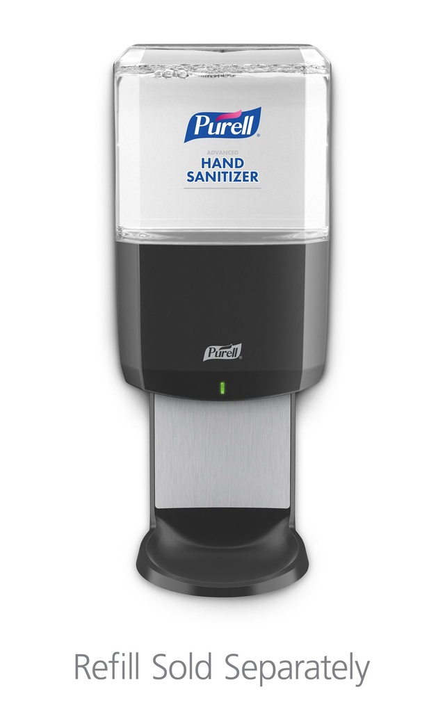  Purell® ES6 Hand Sanitizer Dispenser, Silver and Black, 1200mL, Rectangular, Plastic
