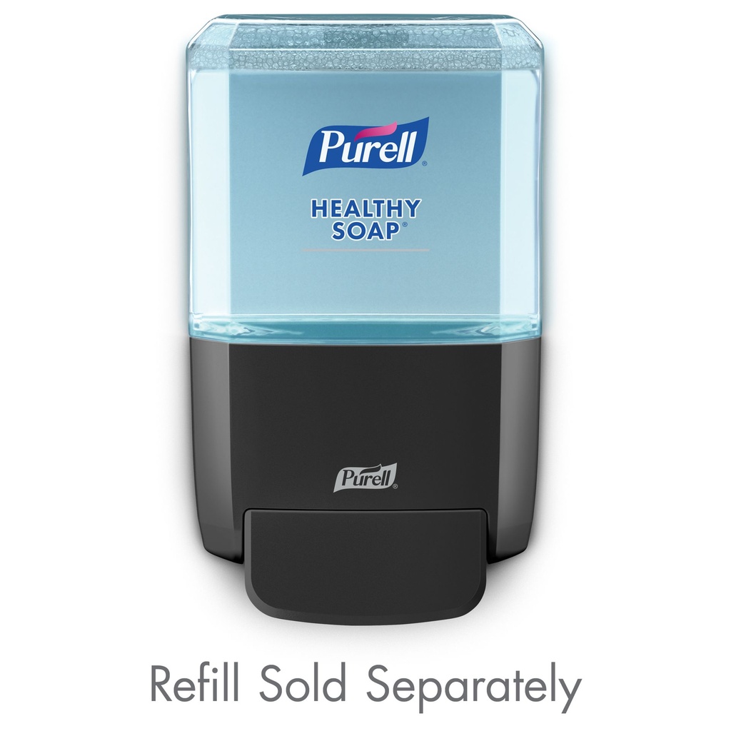 Purell® ES4 Push-Style Soap Dispenser, Black, Plastic, 1200Ml