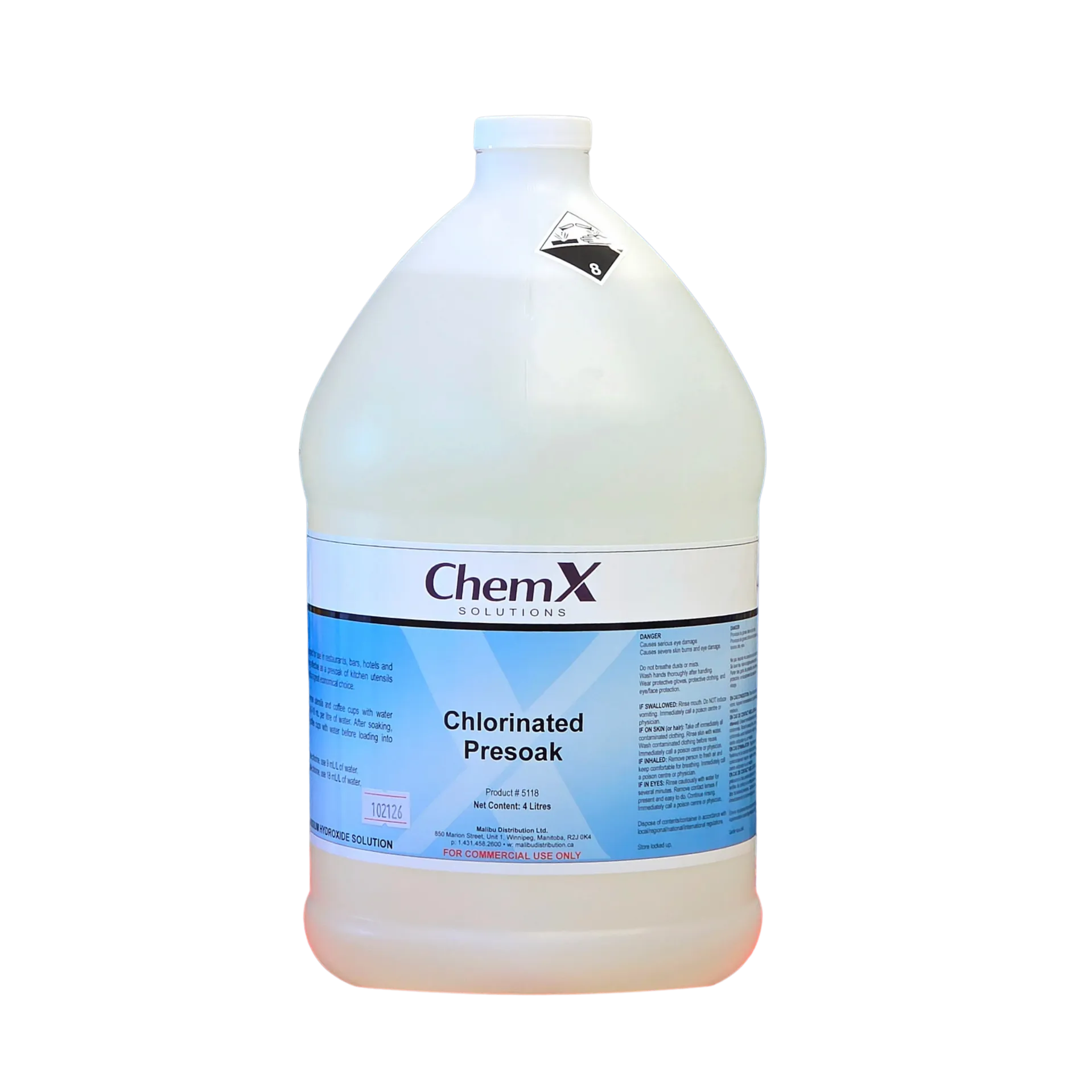[5118] ChemX Chlorinated Presoak 4L
