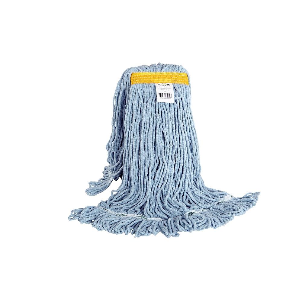 [3092] WET MOP SYN LOOPED END NARROW BAND 24-OZ BLUE