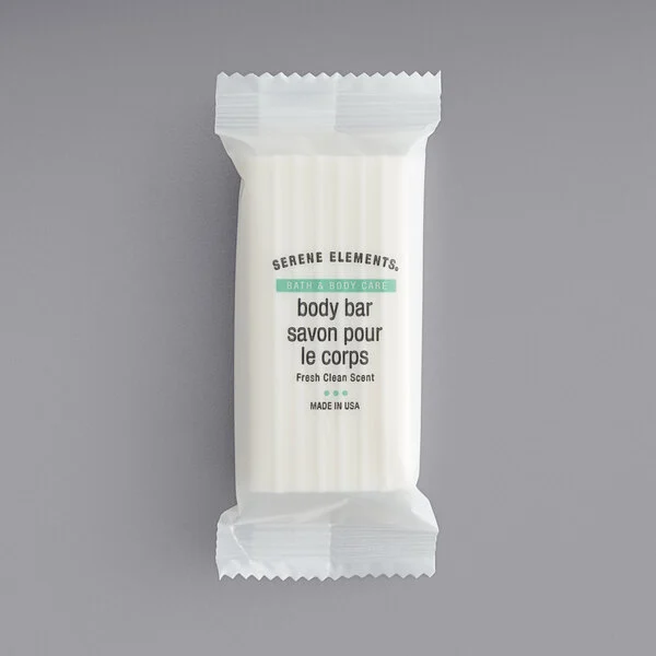 Serene Elements 0.8 oz. Fresh Clean Scent Body Bar - 600/Case