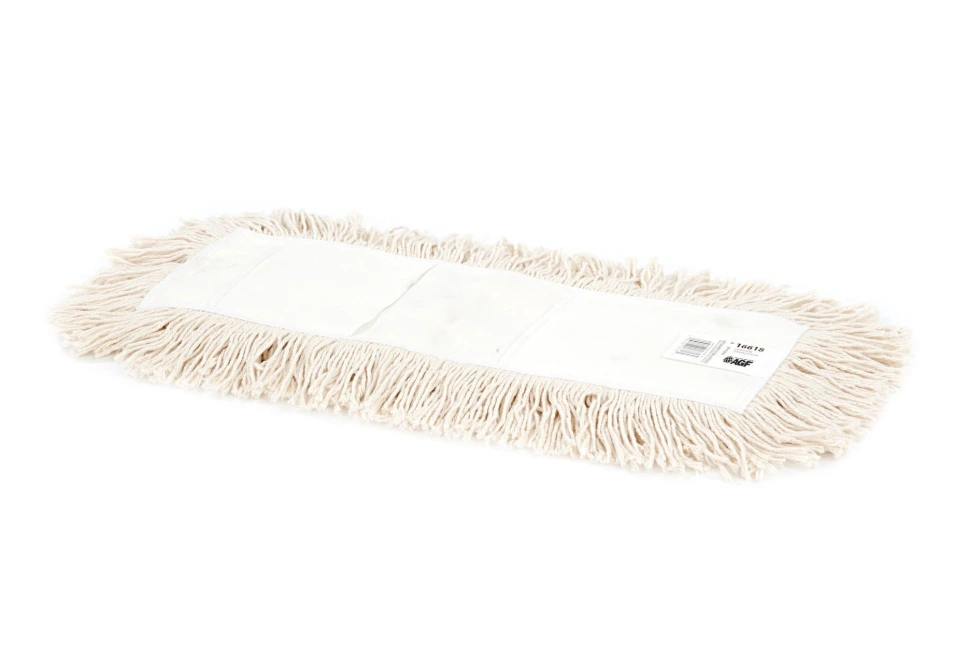 Dust Mop 48inch Snap Close White
