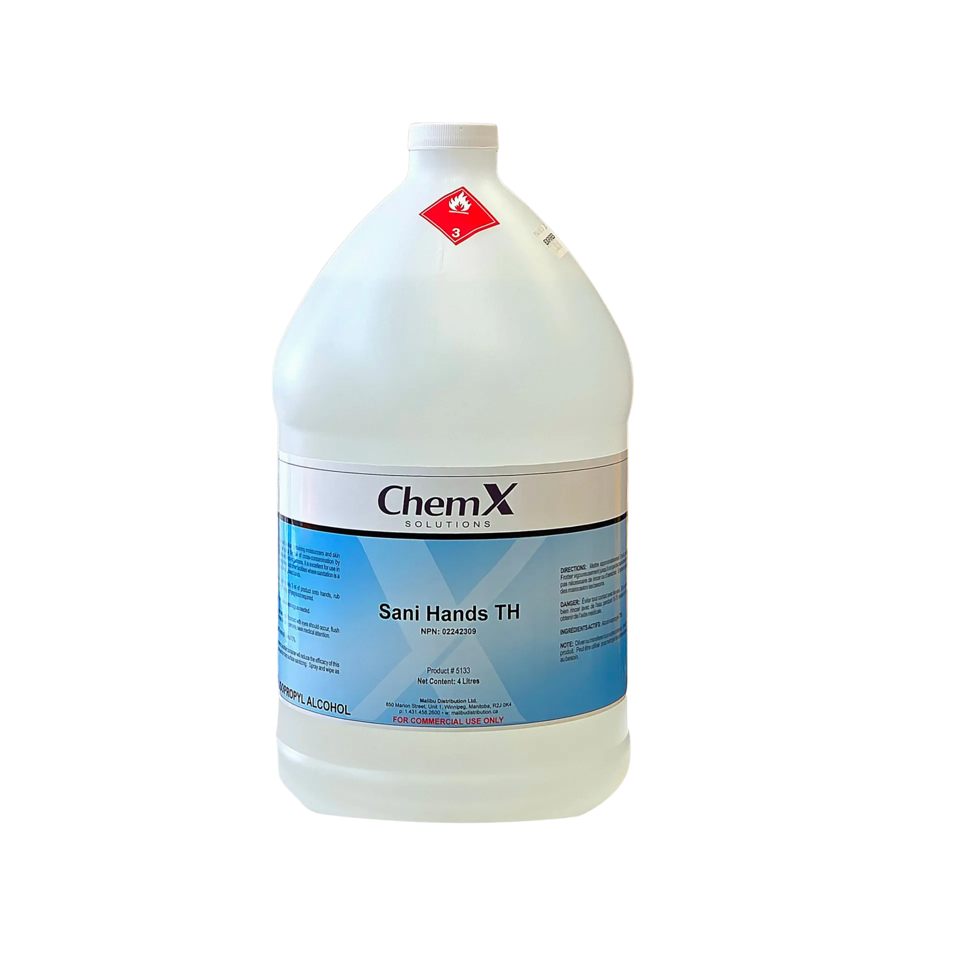 [5133] ChemX Sani Hands TH 4L (Gel Hand Sanitizer)