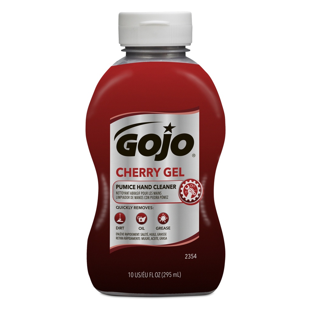 [2354-641-F] GOJO® Cherry Gel Pumice Hand Cleaner10oz. Squeeze Bottle