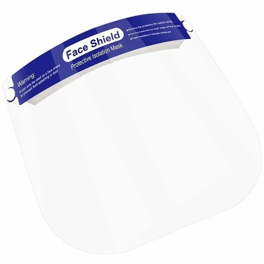 Globe Reusable Face Shield, Anti-Fog, 2/Pack