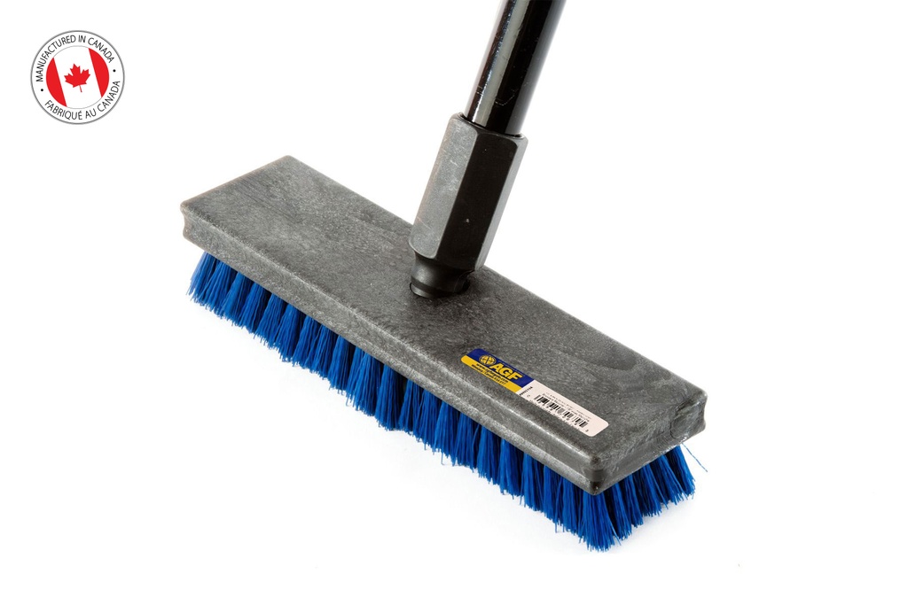 AGF 10" Deck Scrub Brush With Handle