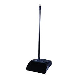 VicBay Lobby Dustpan Black (Heavy-Duty) with Wheels