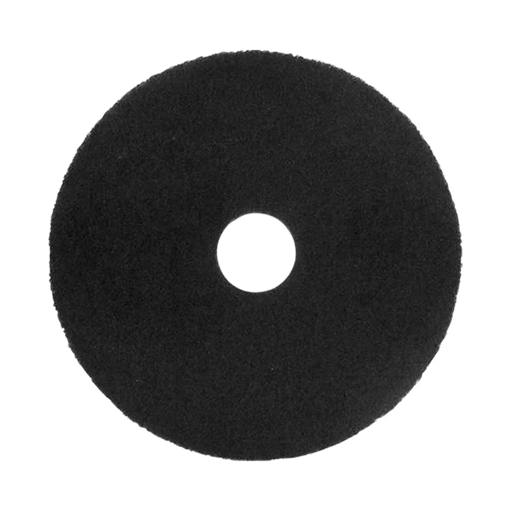 Black Stripping Floor Pads - 17" Dia. Pad / Black