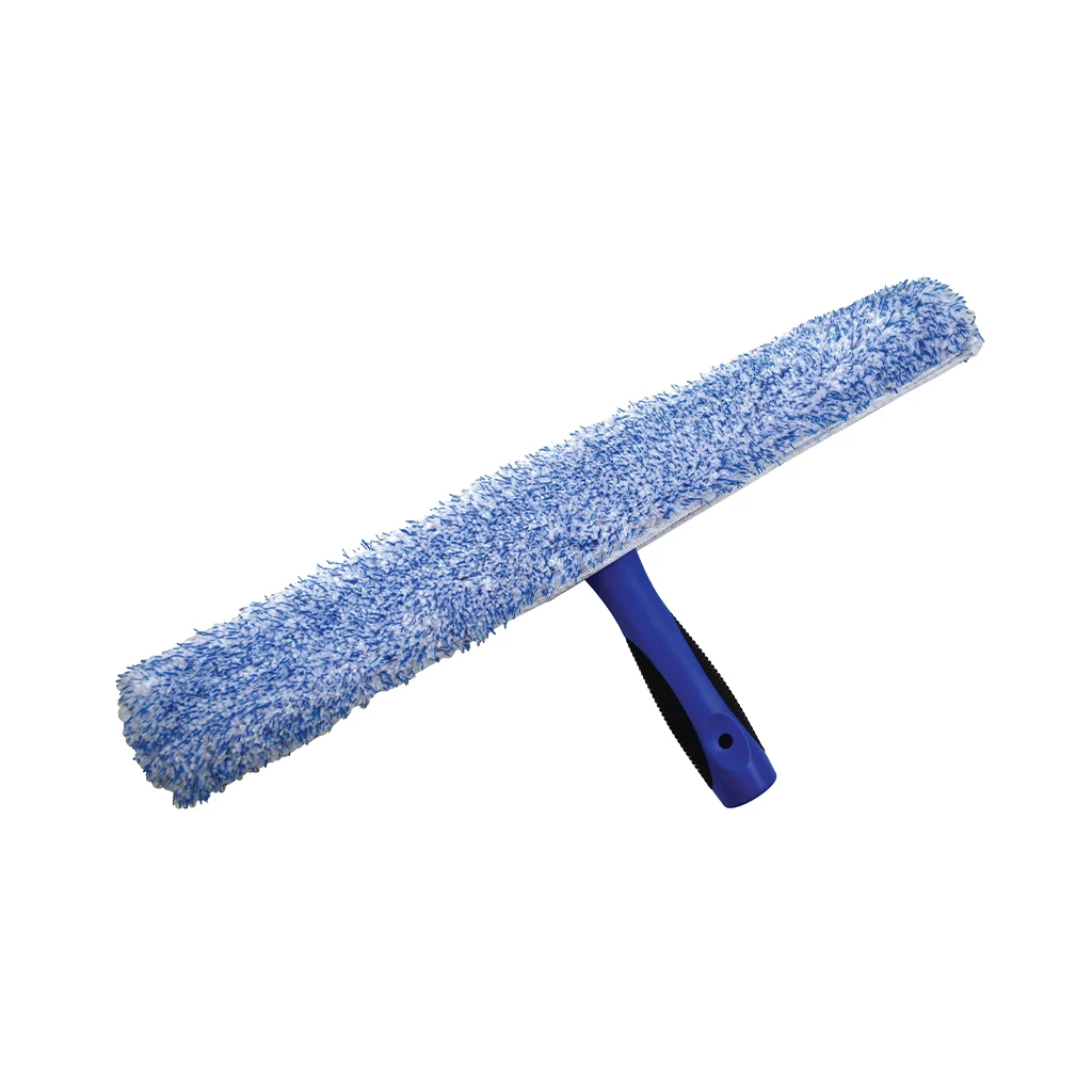 [4415] T-Bar And Microfiber Washing Sleeve Combo - 14"L / Black/ Blue