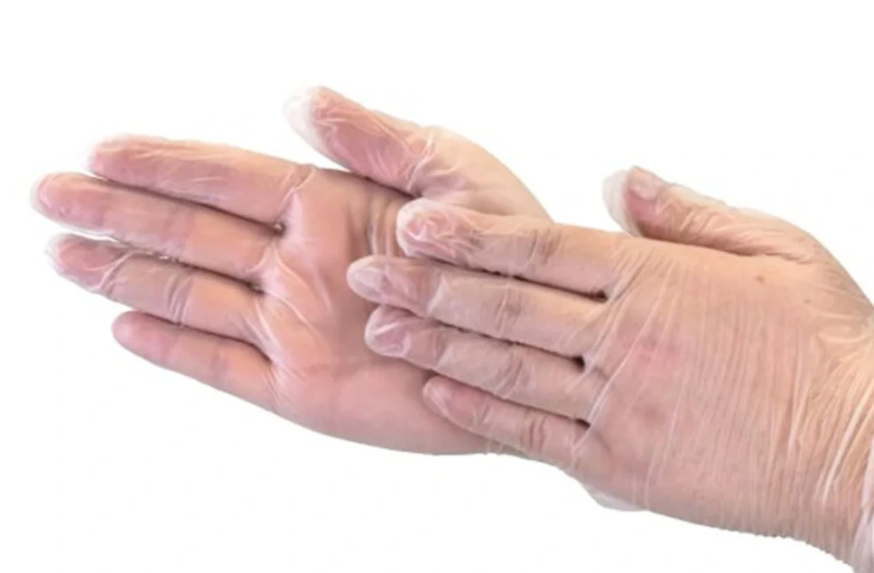 Clear Vinyl Gloves, Small, Powder-Free, 100/Box