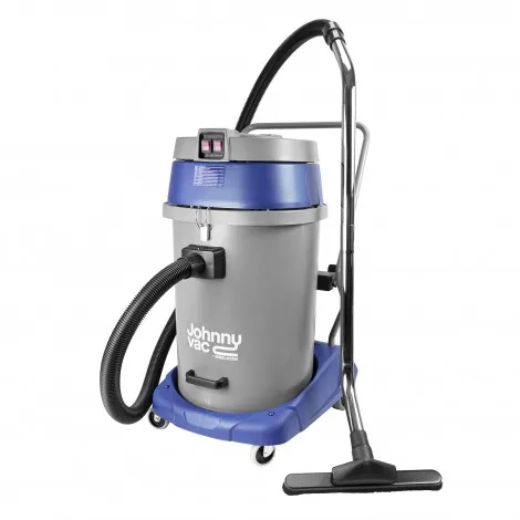[JV59P] Wet & Dry Commercial Vacuum - Capacity of 15 gal (57 L) - 2 Motors - 10' (3 m) Hose - Metal Wands - Brushes and Accessories Included - Ghibli 15351250210