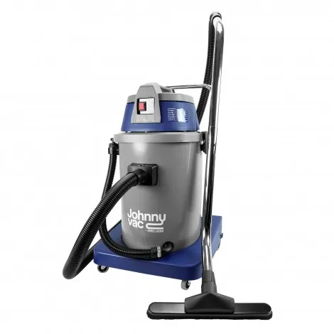 Johnny Vac Commercial Wet & Dry Vacuum - with Drain Hose - 10 gal (38 L) Tank Capacity - 10' (3 m) Hose - Metal Wands - Brushes and Accessories Included - Ghibli 17261250018 - AS400P - JV400D