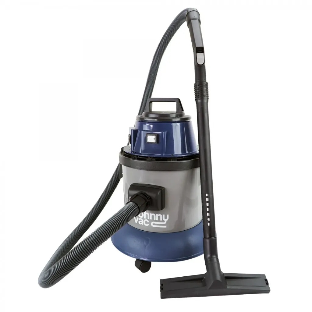 Wet & Dry Commercial Vacuum - Capacity of 4 gal (15 L) - Electrical Outlet for Power Nozzle - Plastic and Aluminum Wands - Brushes and Accessories Included - JV125