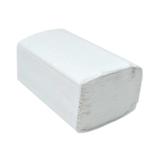 DuraPlus Single Fold Paper Towel, White, 16 Packs/Case, 250 Sheets/Pack