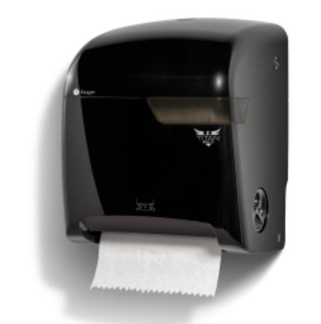 09859 TITAN BOLD MECHANICAL TOUCH LESS ROLL TOWEL DISPENSER 