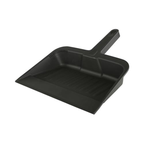 Globe™ Dust Pan, 12", Plastic, Black