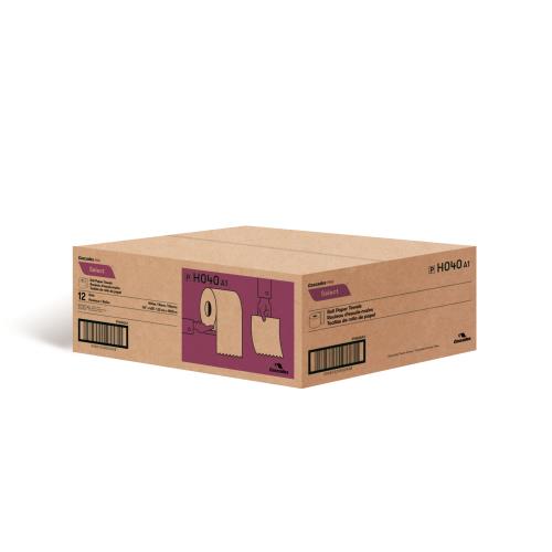 Cascades PRO Select® Roll Paper Towels, White, 100% Recycled Fibres,425ft/Roll, 12 Rolls/Case