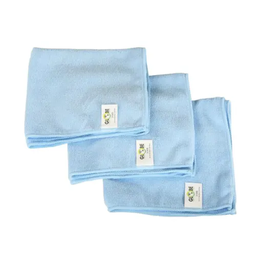 3130B MICROFIBER CLOTH 16X16 240GSM BLUE 10/PK