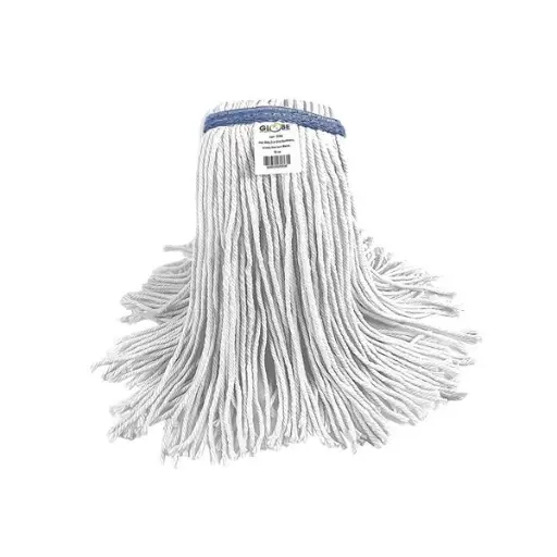 Syn-Pro® Synthetic Narrow Band Wet White Cut End Mop, 16 Oz, White