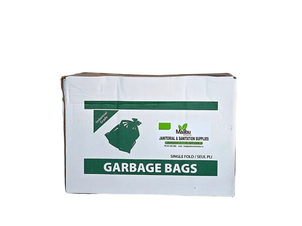 MD 35" x 50" Strong Clear Garbage Bags, 200/Case